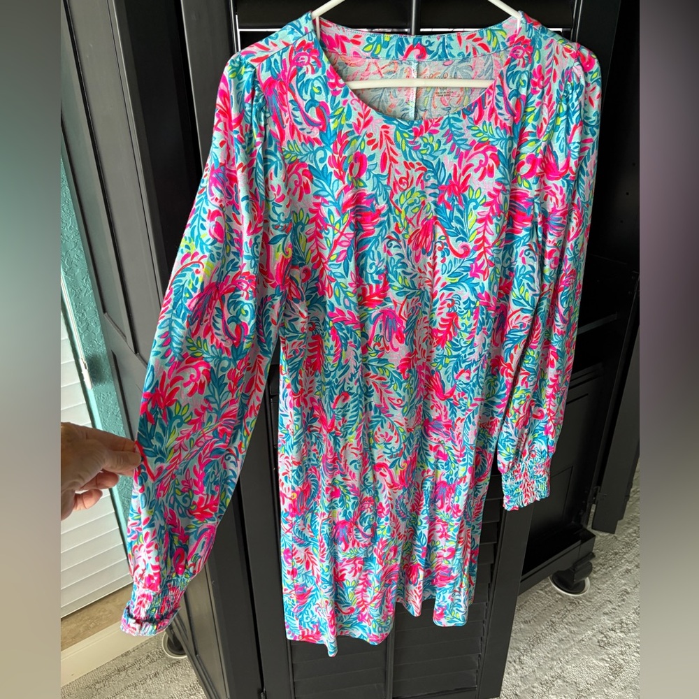 Lilly Pulitzer Vibrant Floral Print dress